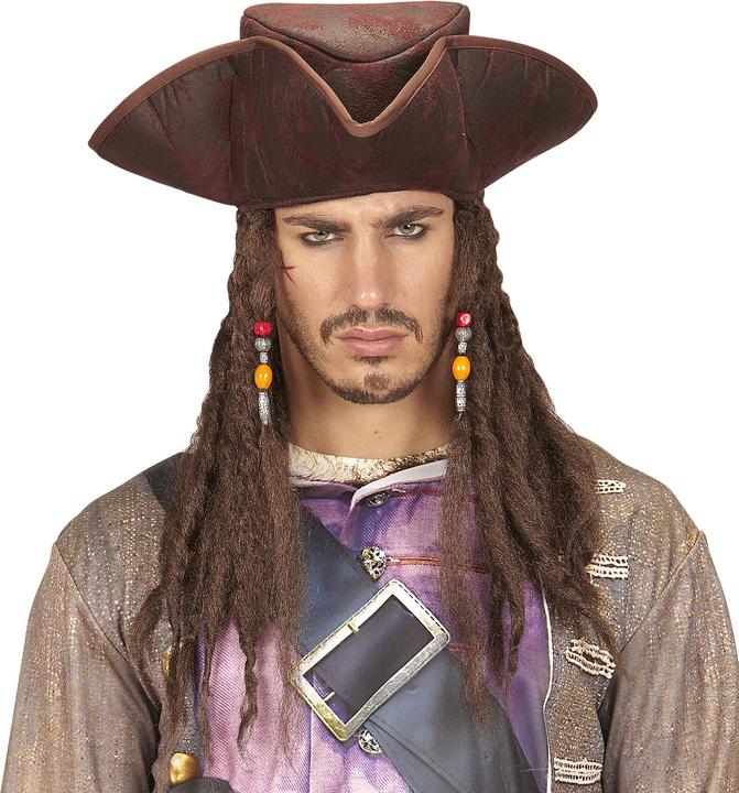 Produktbild Widmann Piraten Dreispitz in Lederoptik mit Haaren