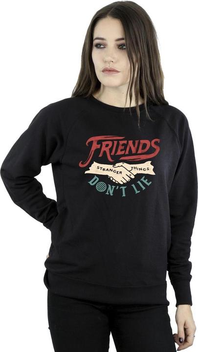 Image du produit Netflix - Sweat STRANGER THINGS FRIENDS DON'T LIE HANDS - Femme (M)