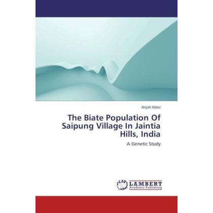 The Biate Population Of Saipung Village In Jaintia Hills, India, Fachbücher