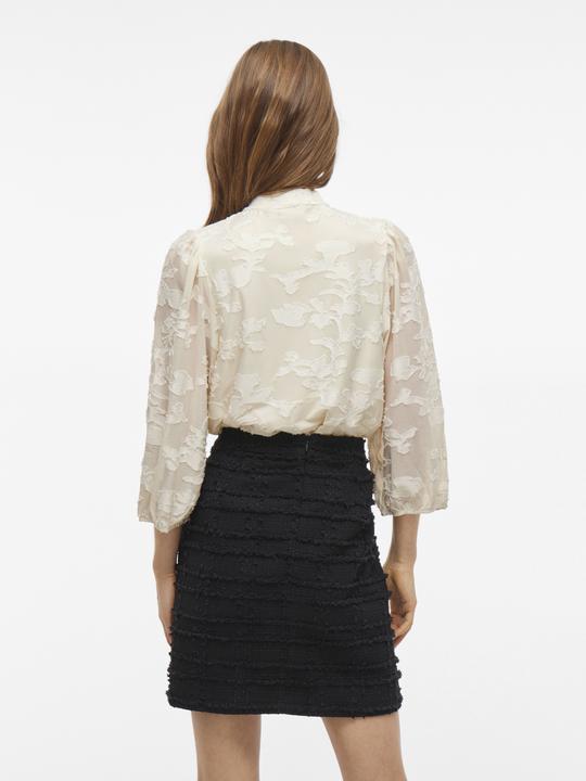 Produktbild Vila Tie Neck Oberteil mit 3/4-Ärmeln (M)