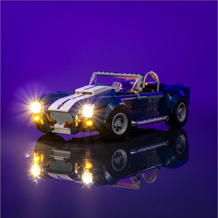 Actual product image Light my bricks LMB 2.0 LEGO® 10357# Shelby Cobra 427 S/C Light Kit