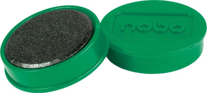 Produktbild Nobo Magnet rund 32mm 1915303 grün 10 Stück (10 x)