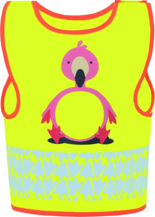 Produktbild Korntex Kinder Warnweste Gelb/Flamingo Wildlife CO2 Neutral Hautsicherheit XXS EN 17353 ® FUNFLAMYW (XXS)