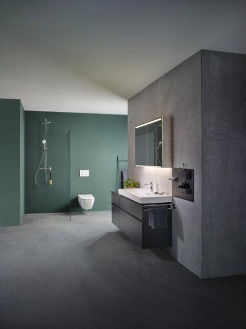 Productafbeelding Geberit Keramag / wastafel Smyle Square 60 cm wit met coating 500229018 (480 mm, 600 mm)