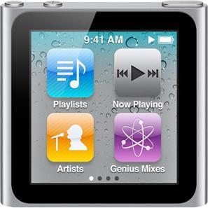 Produktbild Apple iPod nano, Generation 6, 8GB, Touchscreen, Silber (8 GB)
