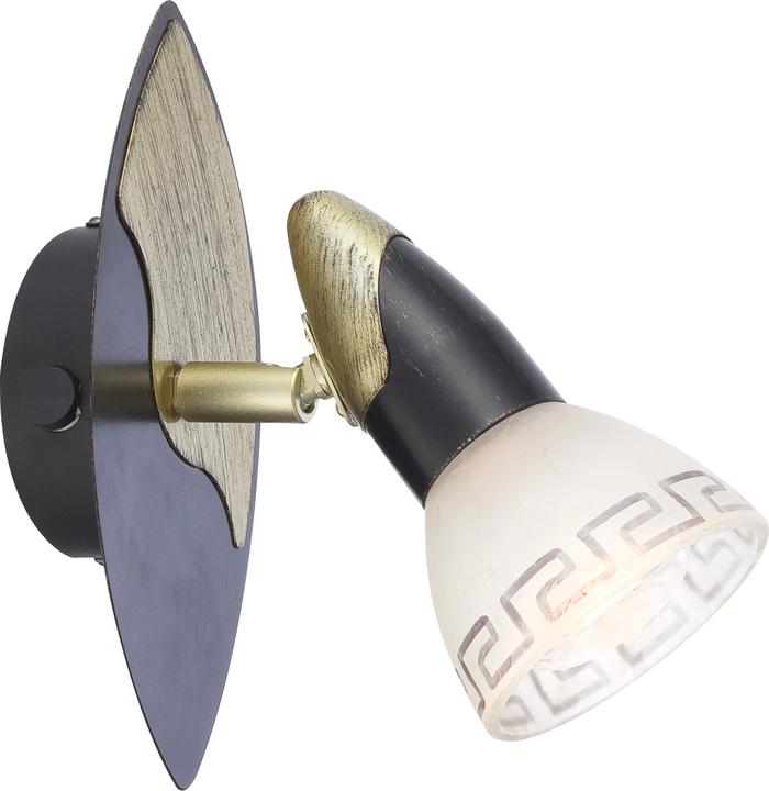 Image du produit Globo Projecteur NOVARA, or patiné, verre, 5449-1 (E14)