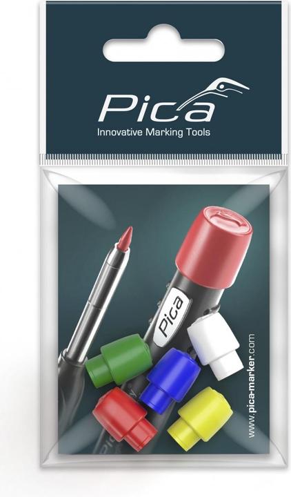 Produktbild Pica Zubehör-Set farbige Kappen für Pica-Dry 5 Stk. (5x)