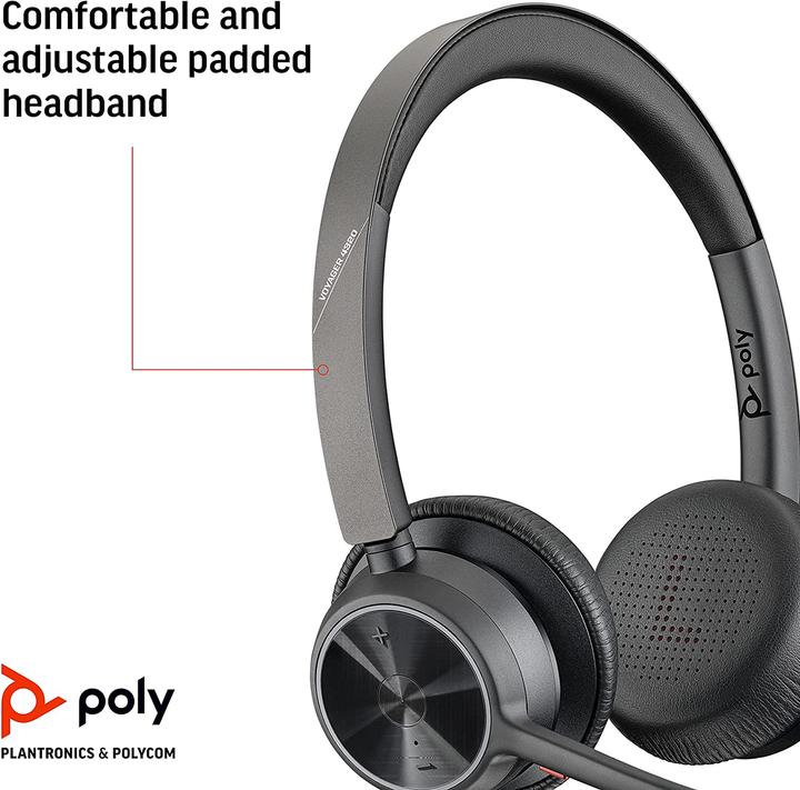Immagine prodotto Poly Voyager 4300 (Senza fili, USB-A, Team Microsoft, Zoom)