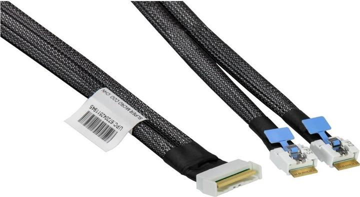 Actual product image Supermicro CBL-MCIO-1255S4Y MCIO x8 to 2 SlimSAS x4, 55cm