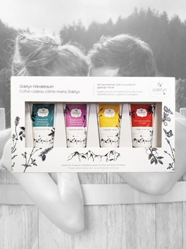 Produktbild Sidefyn Cosmetics Geschenkset - HÄNDETRAUM Set mit 4 Handcremes à20ml (Körperpflegeset)