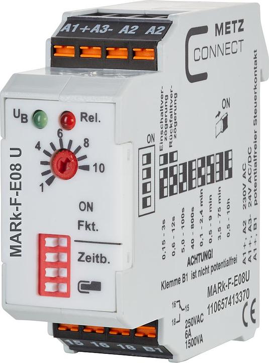 Metz Connect MARk-F-E08 U 230 V AC, 24 V AC/DC 110657413370