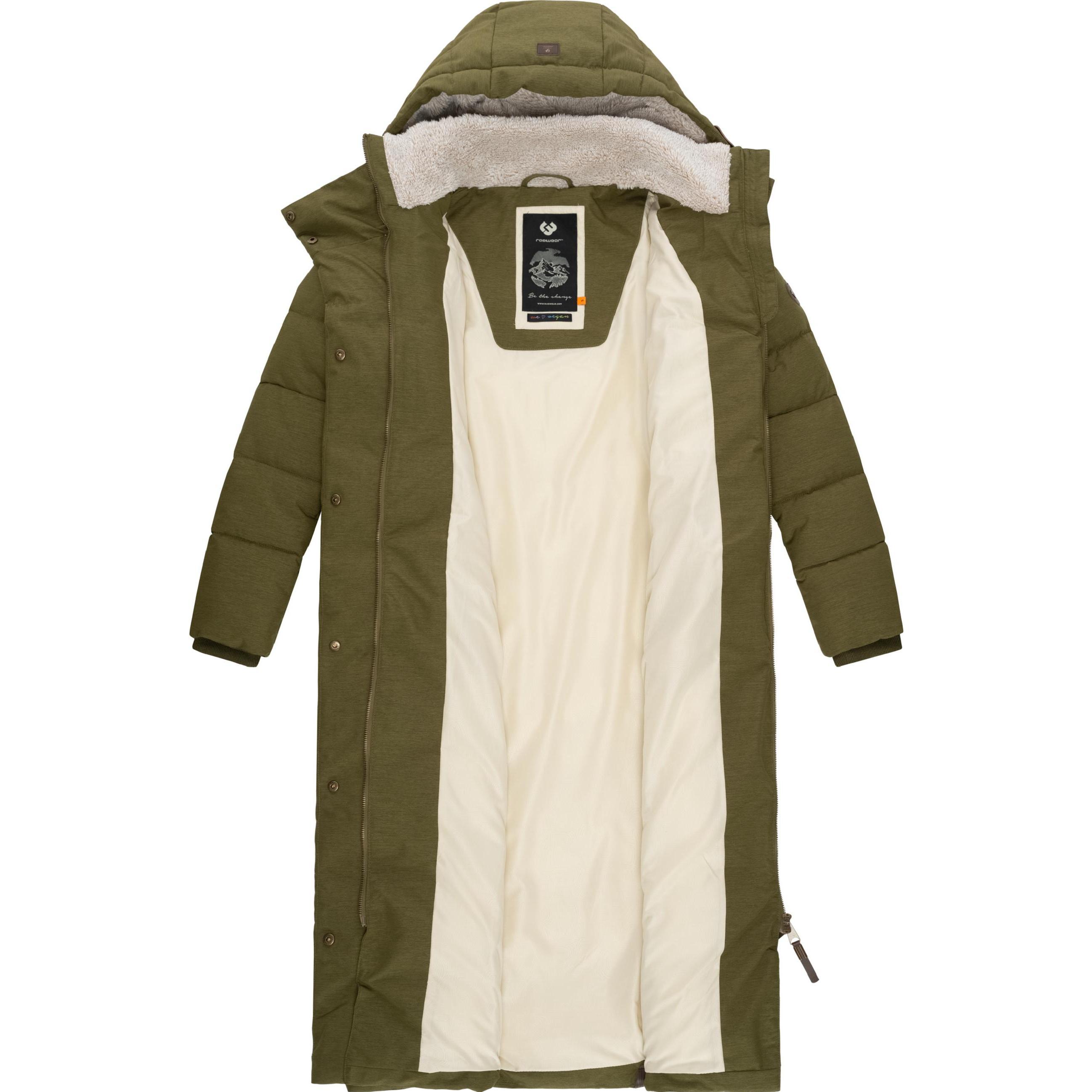 Ragwear, Damen, Jacke, Pavla Extralong (XXL), Grün, XXL