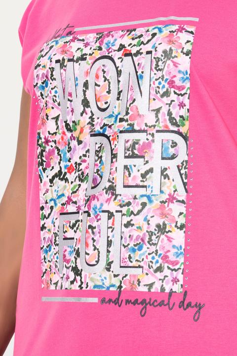 Produktbild Miamoda T-Shirt, oversized, farbiger Print, Rundhals (44)