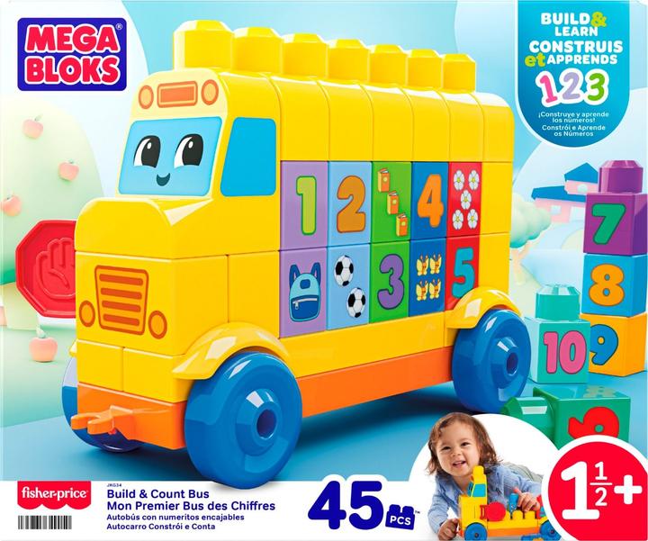 Actual product image 0 MEGA BLOKS Bau- und Lernbus