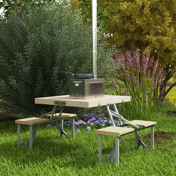 Produktbild Outsunny Campingtisch mit Bank