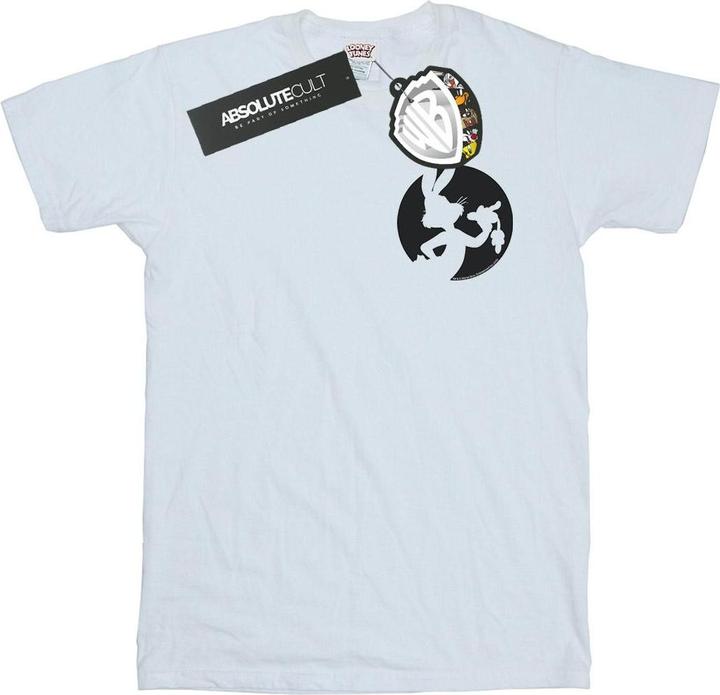 Produktbild Looney Tunes Bugs Bunny Silhouette Breast Print TShirt (4XL)