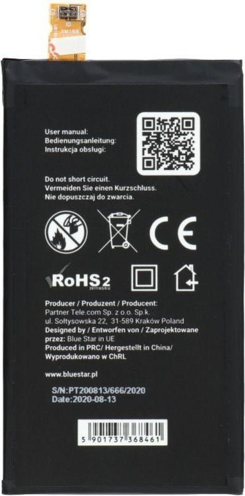 Produktbild Partner Telecom Akku Blue Star BLUE STAR PREMIUM Akku für SONY Xperia Z5 Compact 2700 mAh