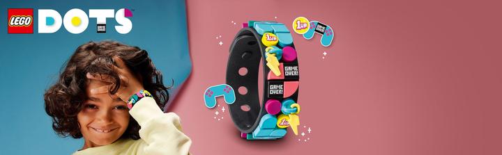 Image du produit LEGO Bracelet gaming avec pendentifs (41943, LEGO Dots)