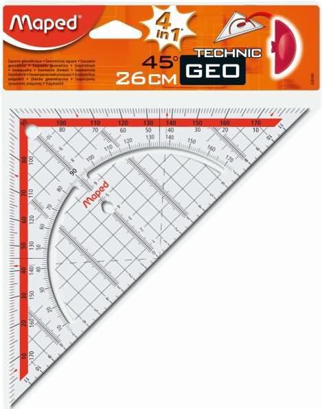 Produktbild Maped Geodreieck Technic, Hypotenuse: 260 mm (26 cm)