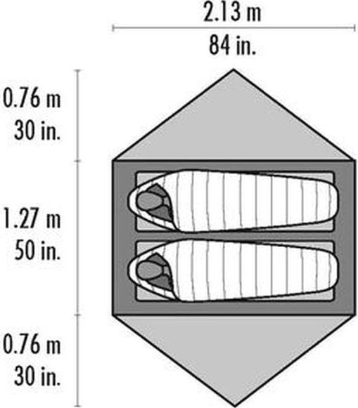 Immagine prodotto Msr Hubba Hubba NX (Tenda a cupola, 1.54 kg, 2 persone)