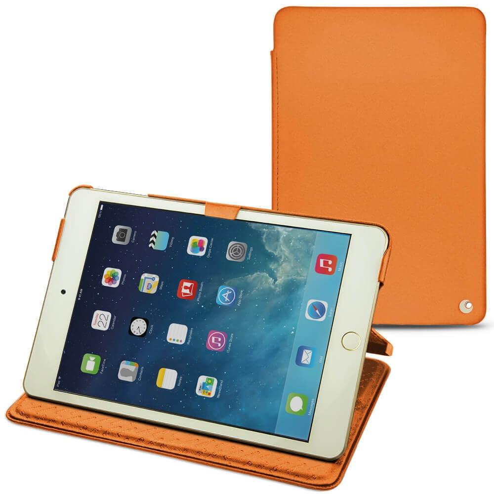 Noreve Lederschutzhülle horizontal (iPad Mini 5), Tablet Hülle, Orange