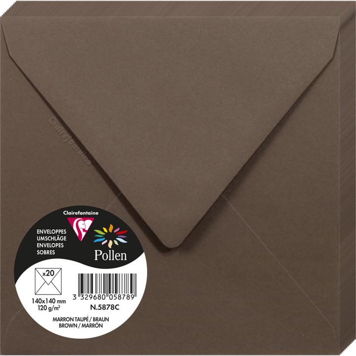 Actual product image Clairefontaine Envelopes (140 x 140 mm, 20x)