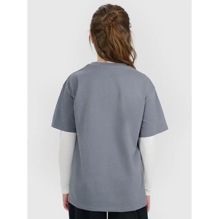 Produktbild 4F Übergrosses T-Shirt mit Mädchenmuster (128)