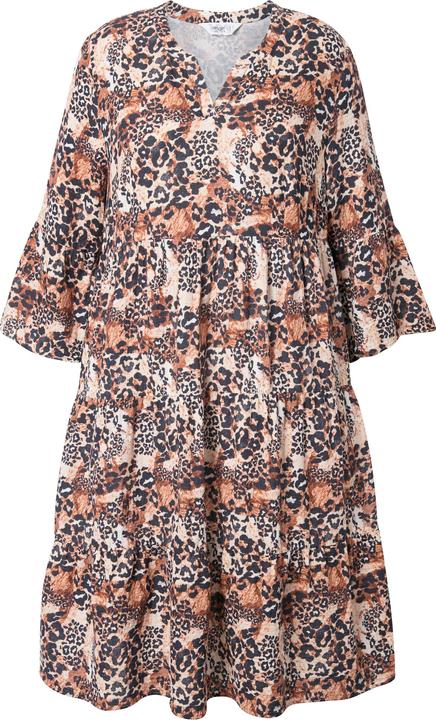 Produktbild Angel of Style Kleid, A-Linie, Musselin, Leo-Muster, Volants (58)