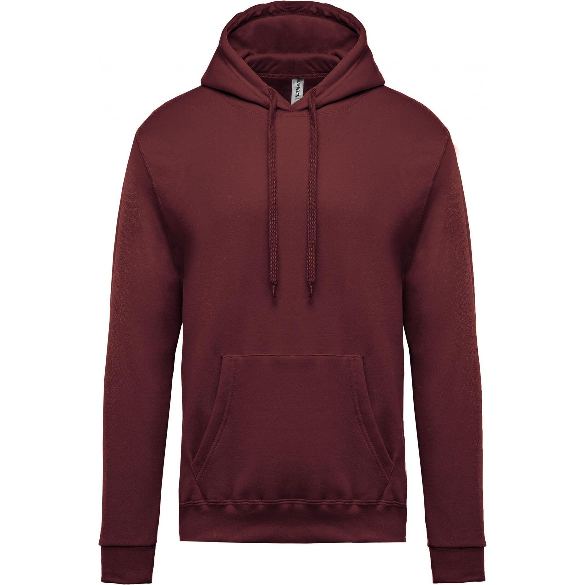 Kariban, Herren, Pullover, Hoodie, Rot, (4XL)