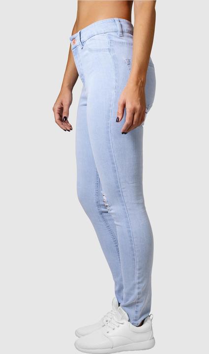 Actual product image Urban Classics Ladies High Waist Skinny Denim Pants (28)