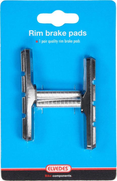 Actual product image Elvedes Brake shoes Cantilever 70 x 10 mm, Black (Shimano, Rubber)