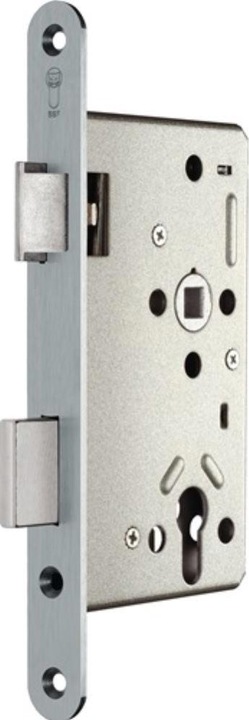 Actual product image SSF Panic mortice lock Series 20 APD Panic function D rounded 24/65/72/9 mm DIN right Stainless steel (Mortise lock)