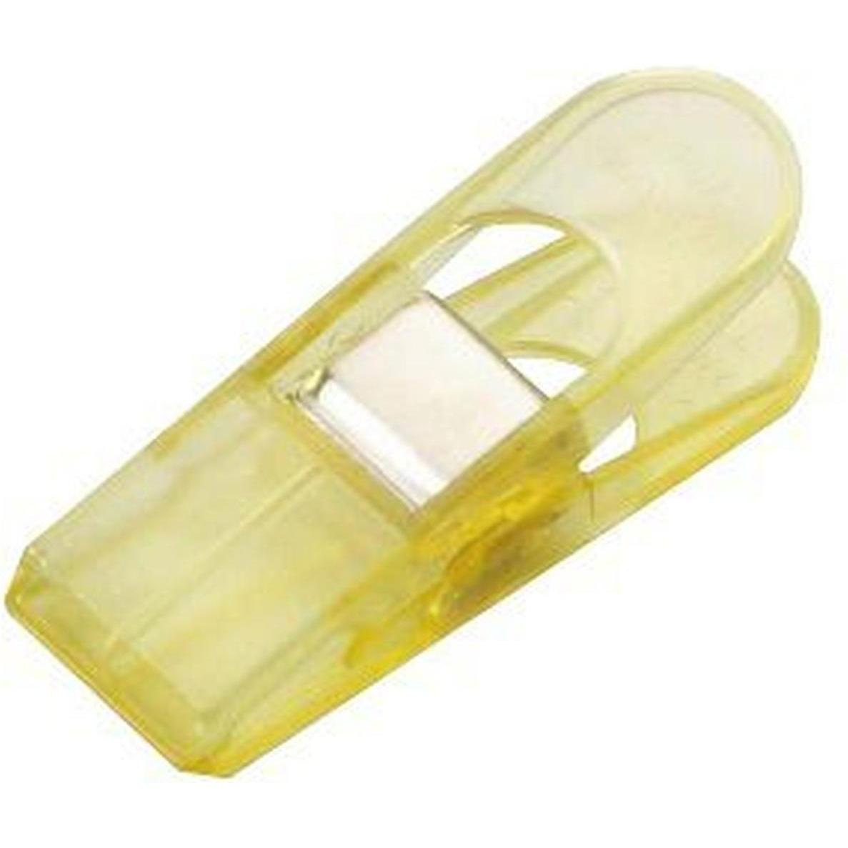 Laurel, Büroklammer, Briefklemmer Multi Clip Big Peg 33x120mm VE=100 Stück kristallgelb (1 x)