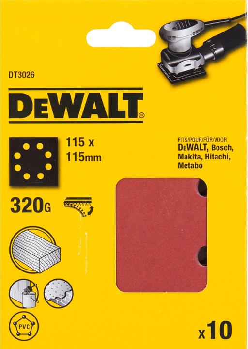 Produktbild DeWalt Schleifpapier Klettfix (320)