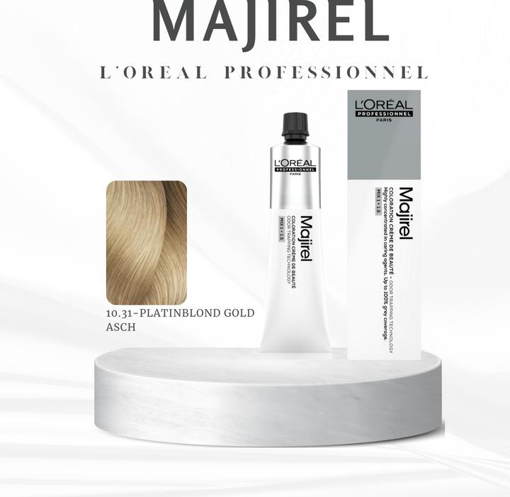 Image du produit L'Oréal Professionnel Majir. WB 10.31 60ml (10,31 Cendres d'or blond platine)