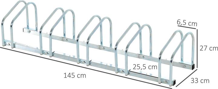 Image du produit Homcom Support de vélo avec 5 fixations