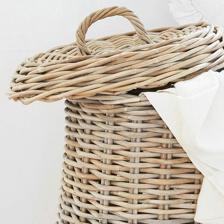 Actual product image Loberon Laundry basket Sandy brown