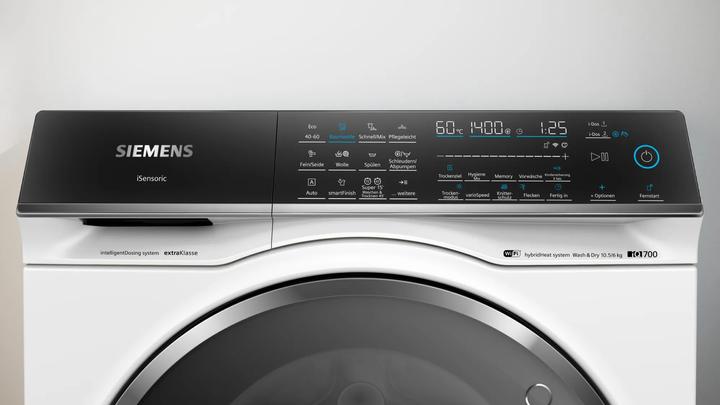 Image du produit Siemens iQ700, Lave-linge séchant, 10.5/6 kg, 1400 rpm, WN54C2A90