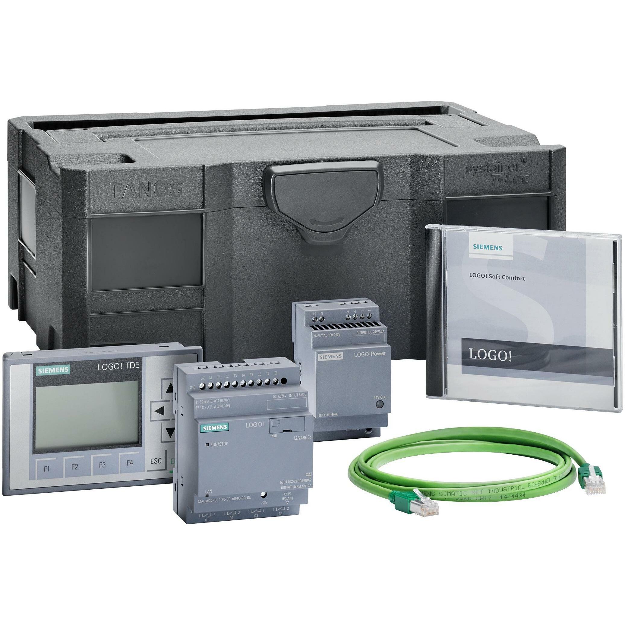 Siemens, Zubehör Antriebstechnik, LOGO! TD 6ED1057-4BA11-0AA0 Starter-Kit 12/24 V8.4 m.LOGO! TD LOGO!