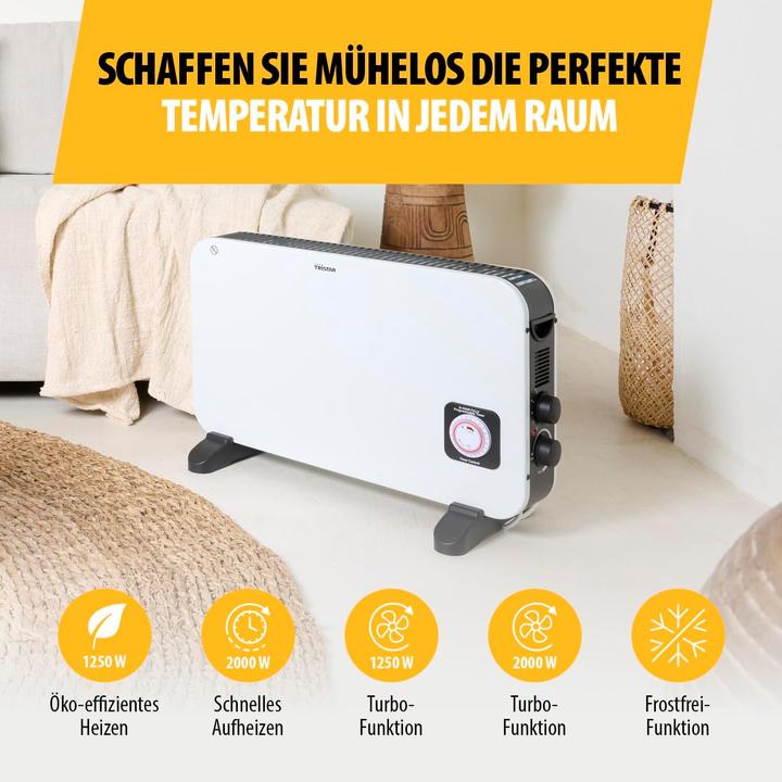 Actual product image Tristar Convector heater, 2000 W, white (2000 W)