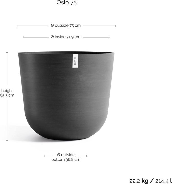 Produktbild Ecopots Oslo (75 cm)