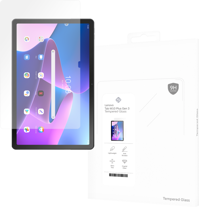 Produktbild Cazy Schutzglass Kompatibel mit Lenovo Tab M10 Plus Gen 3 - Displayschutz Tempered Glass (1 Stück, Tab M10 Plus Gen 3)