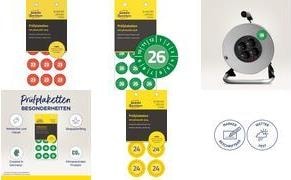Actual product image Avery Test badges