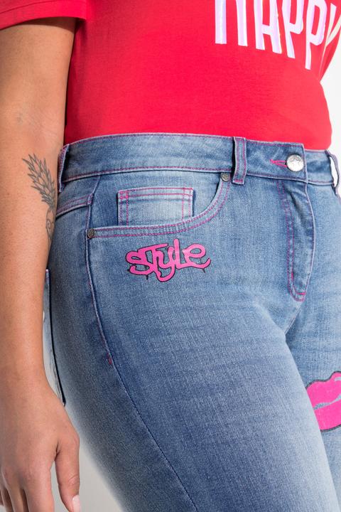 Image du produit Angel of Style 7/8-Jeans Claire, Frauendruck, 5-Pocket (54)