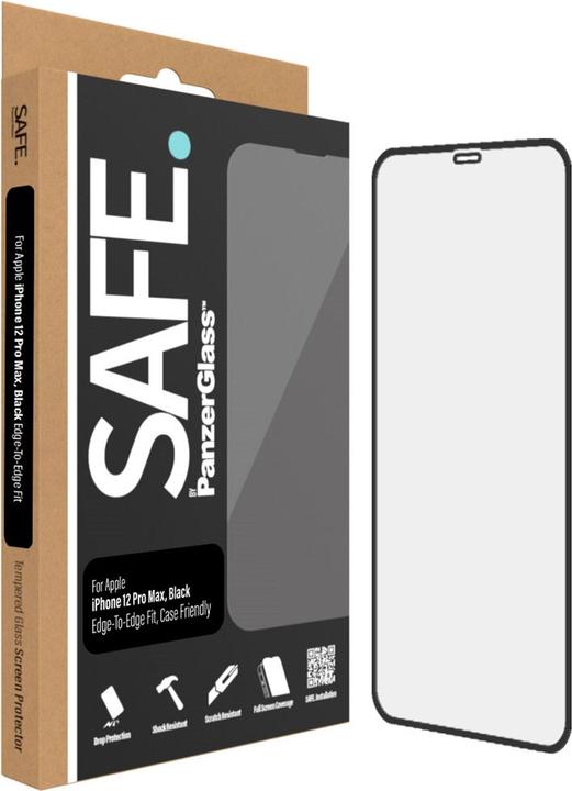 Immagine prodotto Safe. Pellicola protettiva Custodia amichevole per iPhone 12 Pro Max (1 pz., Apple iPhone 12 Pro Max)