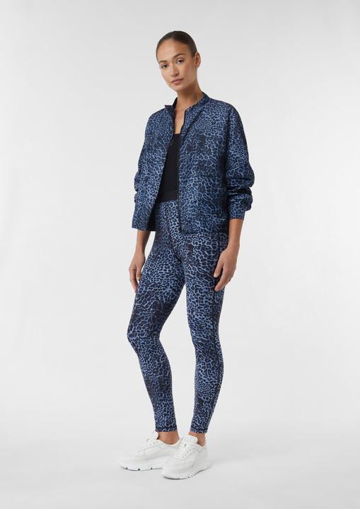 Actual product image Comma Indoor-Jacke Blouson im Boxy Fit mit Stehkragen und All-over-Leo-Print (42)