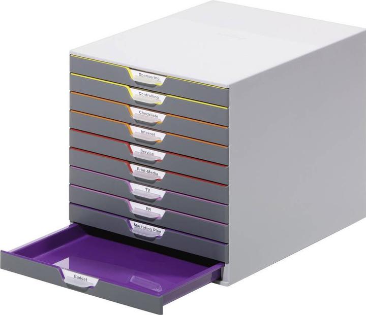 Image du produit Durable Boîte à tiroir Varicolor 10 (A4)