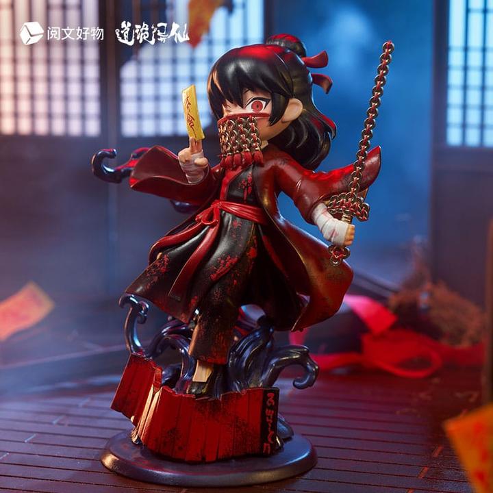 Actual product image Yuewen Goods Dao of the Bizarre Immortal Chibi Figure Li Huowang Da Nuo / Wan Zhi Dao 14 cm