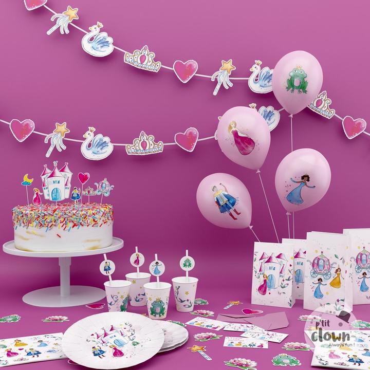 Actual product image P'tit Clown Disney Princesses invitation Live your Story (8 pcs.)