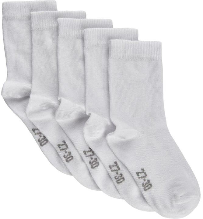 Actual product image Minymo Socks Uni Set of 5 White Size 23/26 (5-pack, 23 - 26)